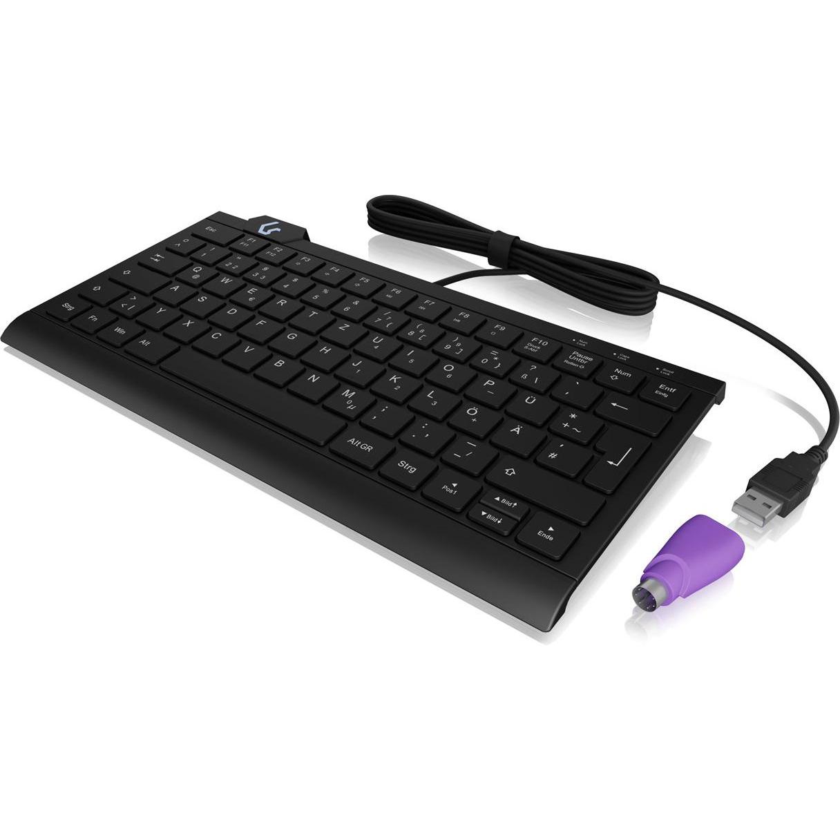 Thumbnail - KeySonic KSK-5010ELC (DE) (DE, Kabelgebunden), Tastatur, Schwarz