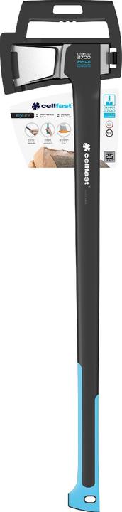 Produktbild Cellfast plastic splitting ax, 2.7 kg, 93 cm (41-008)