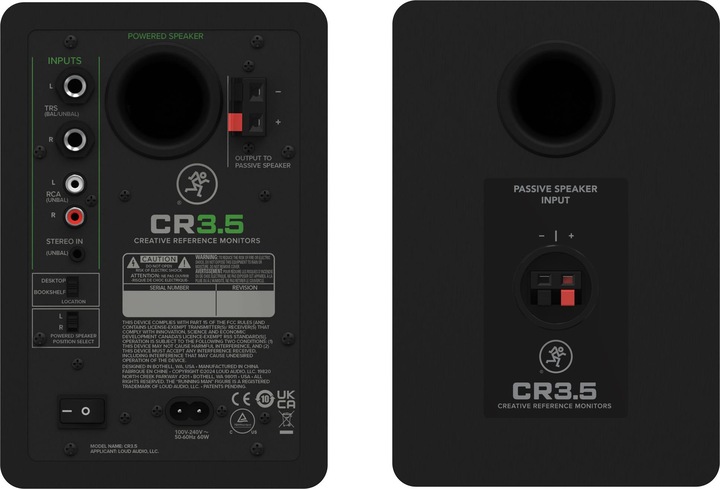 Actual product image Mackie CR3.5 (Active, Pair)