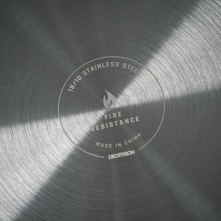 Image du produit Solognac Plaque de cuisson Plancha tripode acier inoxydable