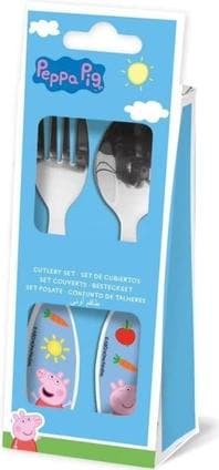 Image du produit Stor Peppa Pig - Set de couverts pour enfants 2 pièces