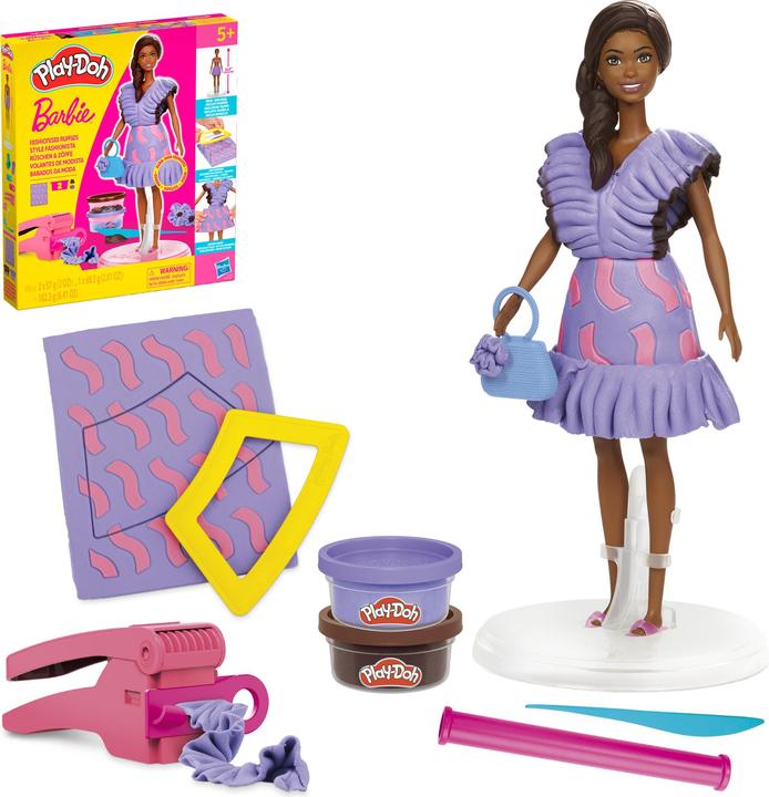 Play-Doh Pd Barbie Fashionista Ruffles
