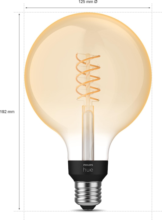 Productafbeelding Philips Hue Hue Reus BT (E27, 7 W, 550 lm, 1 x, G)