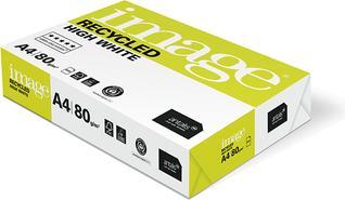 Immagine prodotto Antalis Image Recycled High White Blue Angel 80g, bianco brillante 2'500 fogli scatola 5x500 fogli/foglio (80 g/m², 2500x, A4)