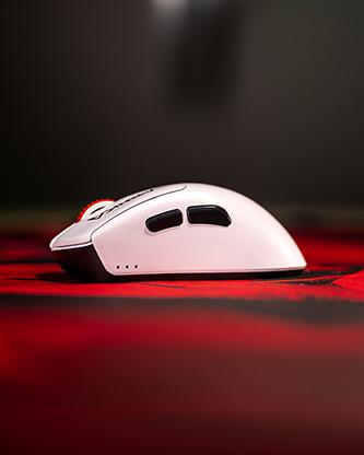 Actual product image Marvo MONKA RAPID Mouse white, 12000DPI, Tri-Mode (Cable, Wireless)