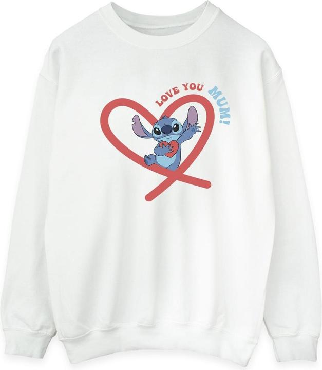 Immagine prodotto Disney Lilo & Stitch Love You Mum Felpa Uomo (XXL)