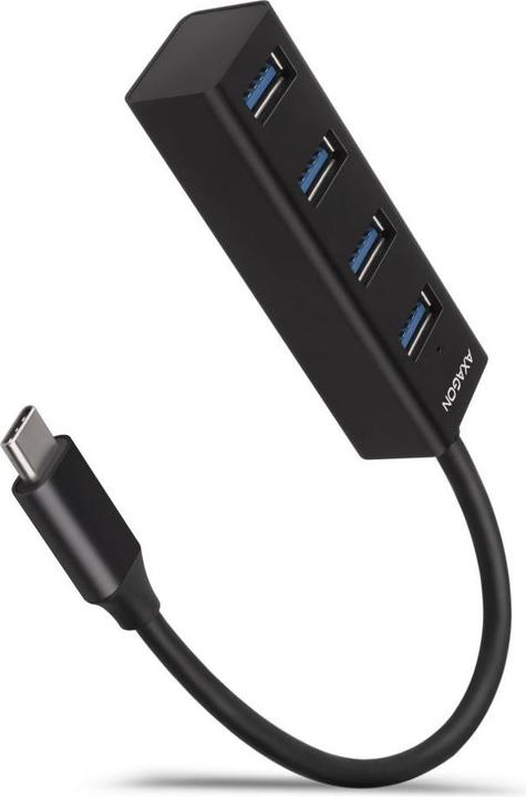 Image du produit Axagon HUE-M1C Mini hub USB-C super rapide, 4x USB 3.0 (USB-C, 4 Ports)