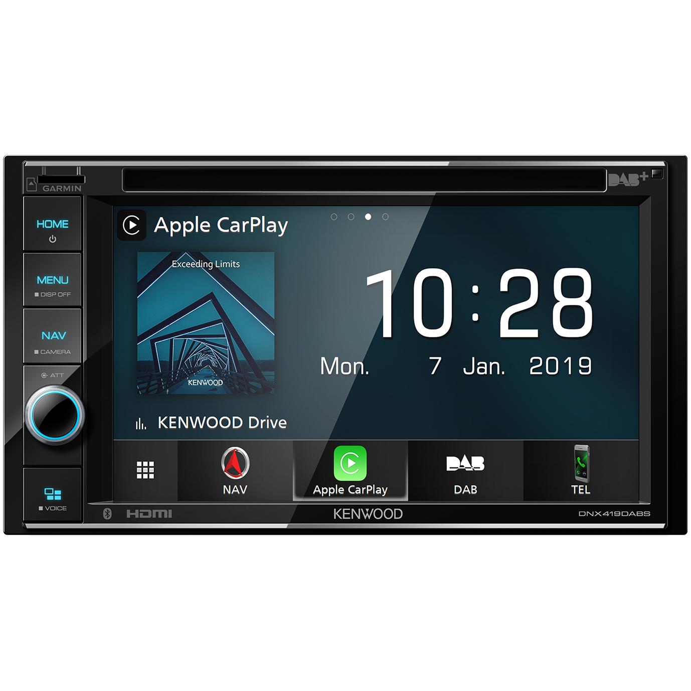 Kenwood, Autoradio, DNX-419DABS (Apple Carplay)