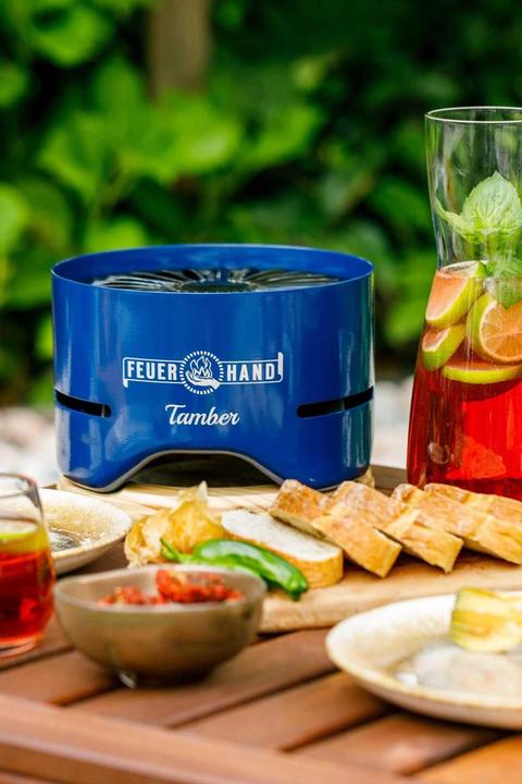Actual product image Siena Garden Tamber table grill blue
