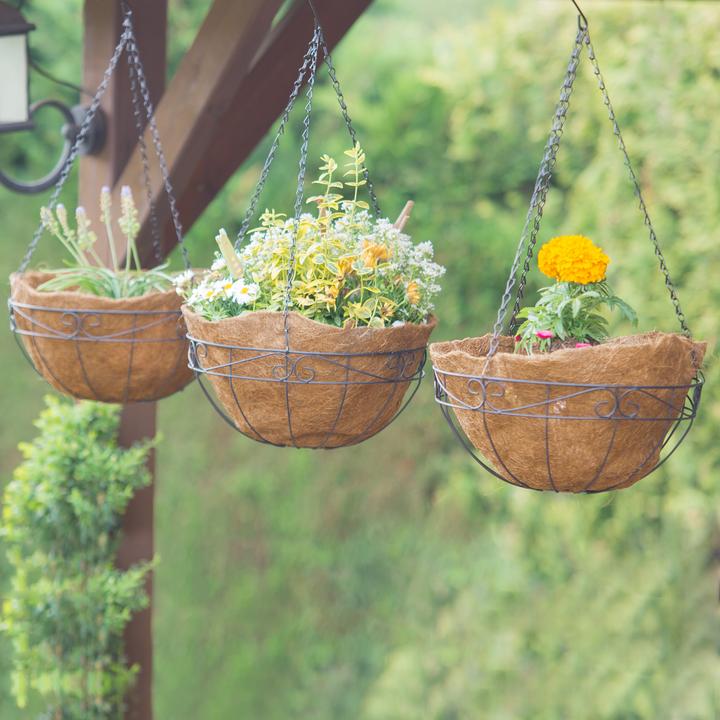 Produktbild Relaxdays Blumenampel (35 x 35 x 65 cm)