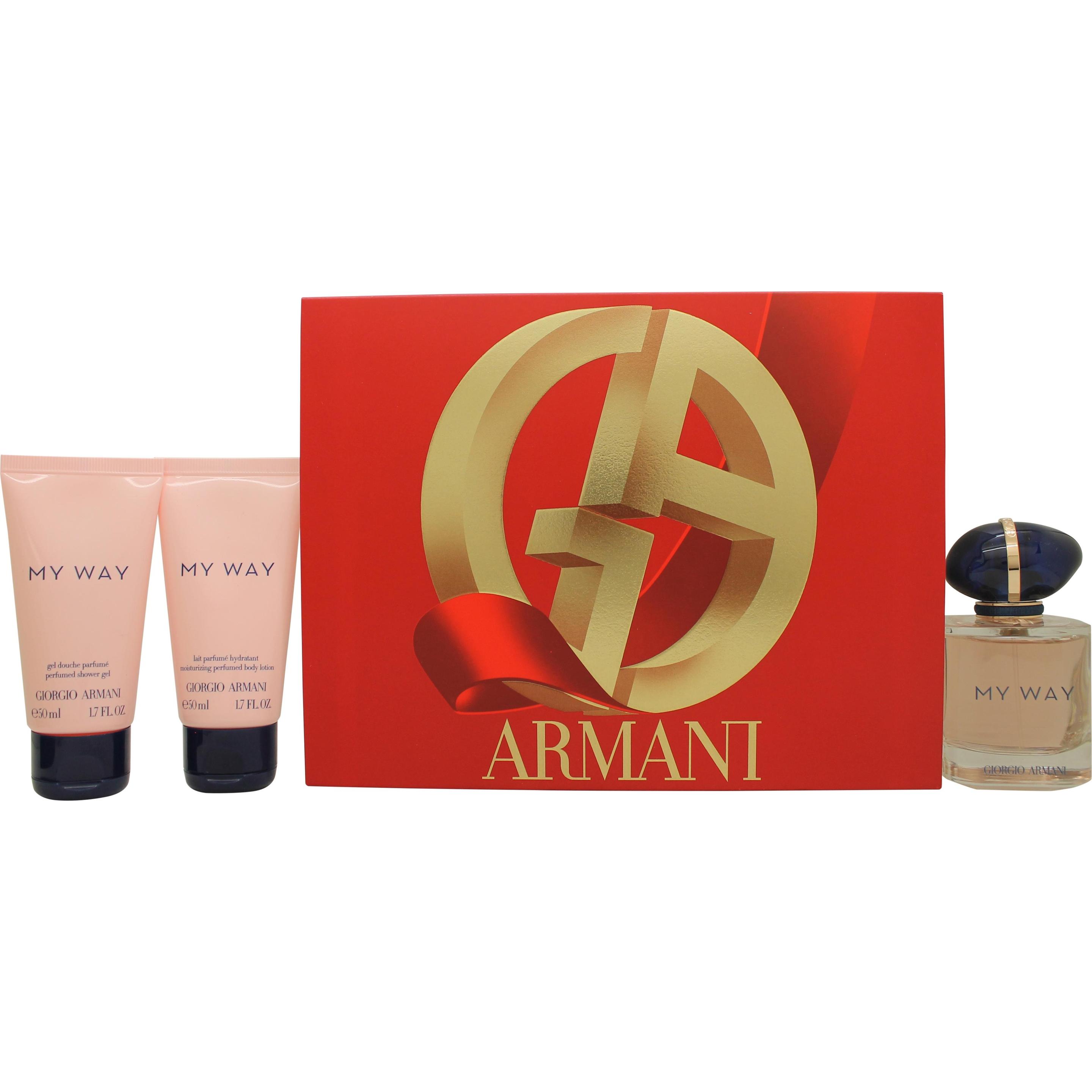 Giorgio Armani My Way Set Eau de Parfum 50ml + Shower Gel 50ml + Body Lotion 50ml (Parfum Set) (1362)