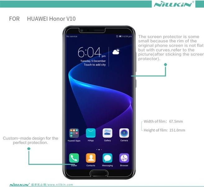Actual product image Nillkin Super Clear Series (1 Piece, Honor View 10)