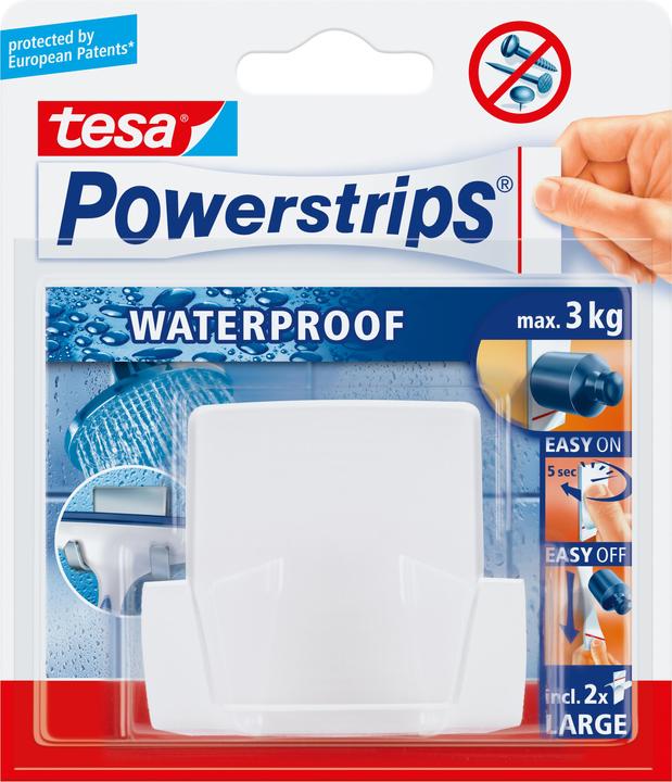 Produktbild tesa Powerstrips Waterproof Doppel-Haken WAVE