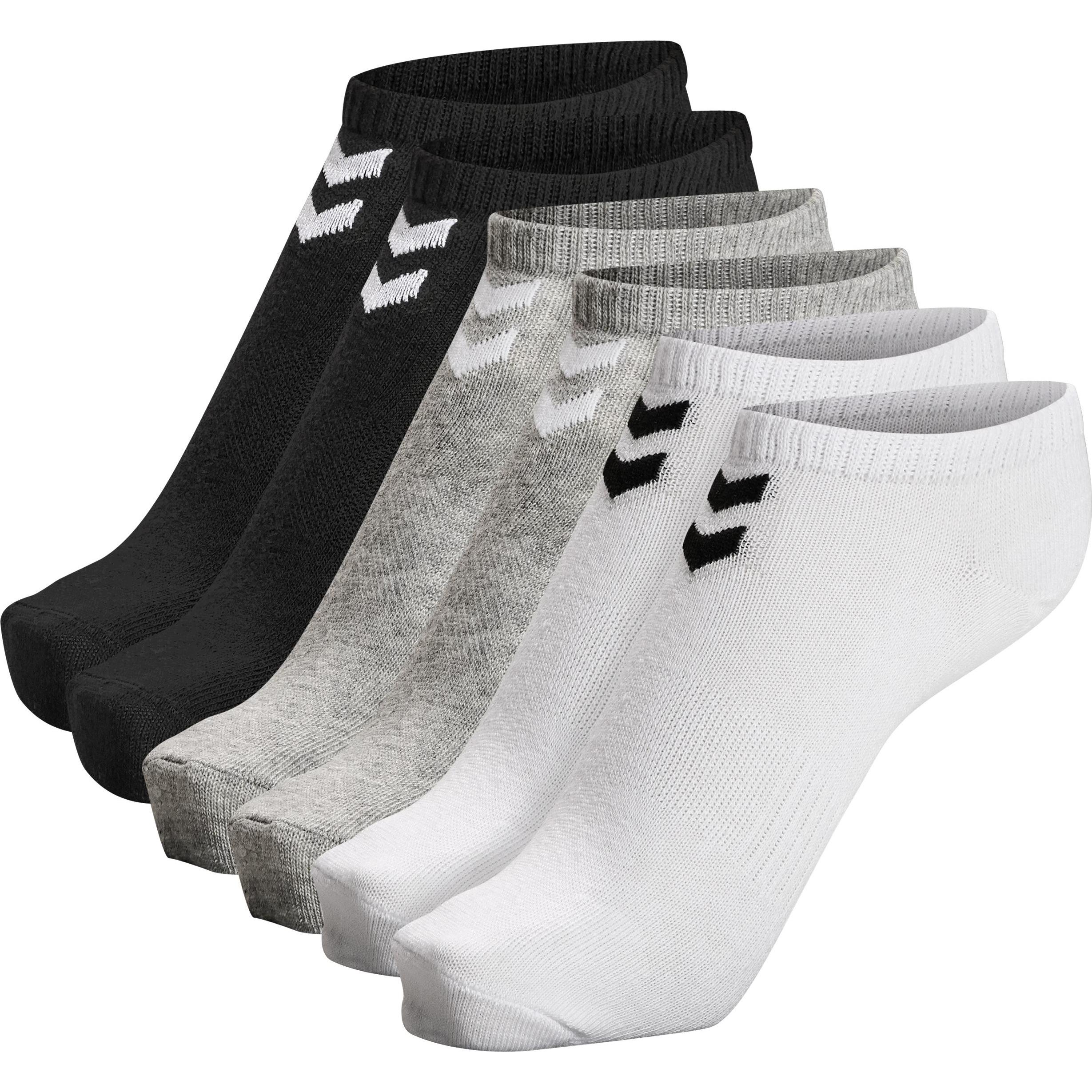 hummel, Damen, Sportsocken, Chevron 6-Pack Ankle Socks (46 - 48), Weiss
