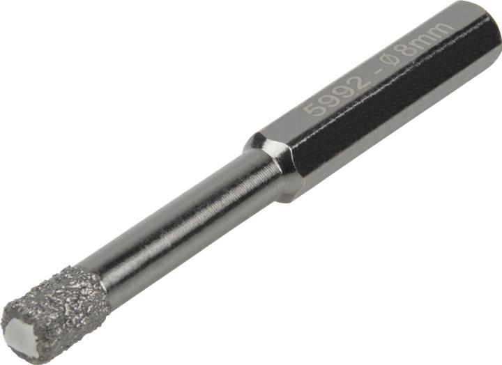 Actual product image wolfcraft wolfcraft 1 Diamant-Bohrer S=6-kt. ø8mm (8 mm)