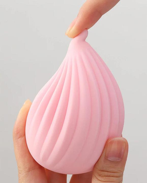 Actual product image Tenga iroha+ kushi by - quiet and very strong vibrator, soft-touch silicone, nadeshiko (pink)