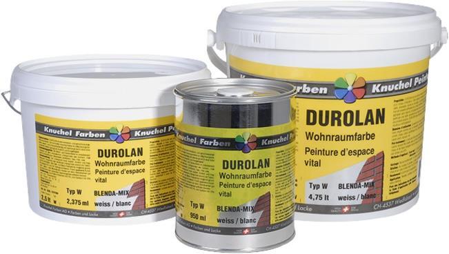 Knuchel Peinture résidentielle Durolan Blanc mixte (Blanc, 1 l)