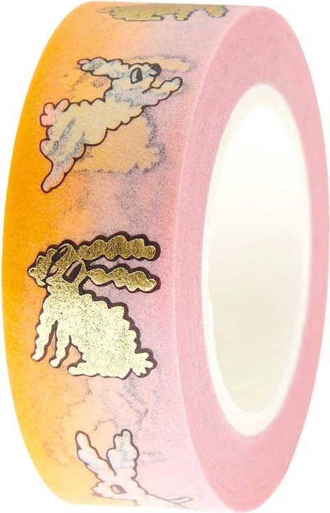 Actual product image Rico Design Washi tape "Futschikato rabbits"