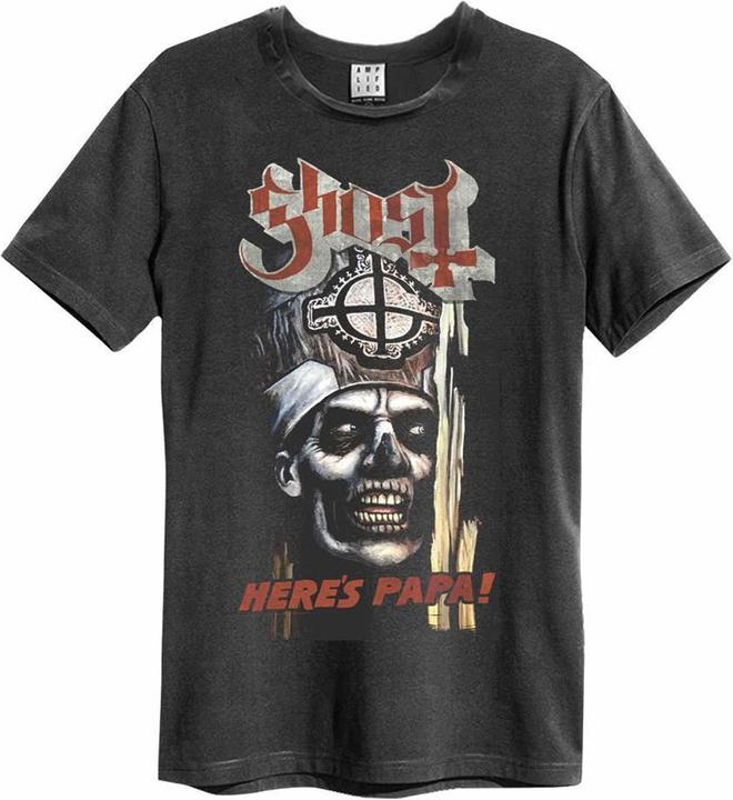 Actual product image Amplified Here's Papa Tshirt (XS)