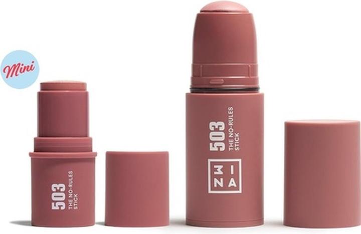 Produktbild 3INA MAKEUP The No-Rules Stick 503 Nude Blush Stick for Eyes Lips & Cheeks mit Hyaluronsäure-Creme (503 - Nude)