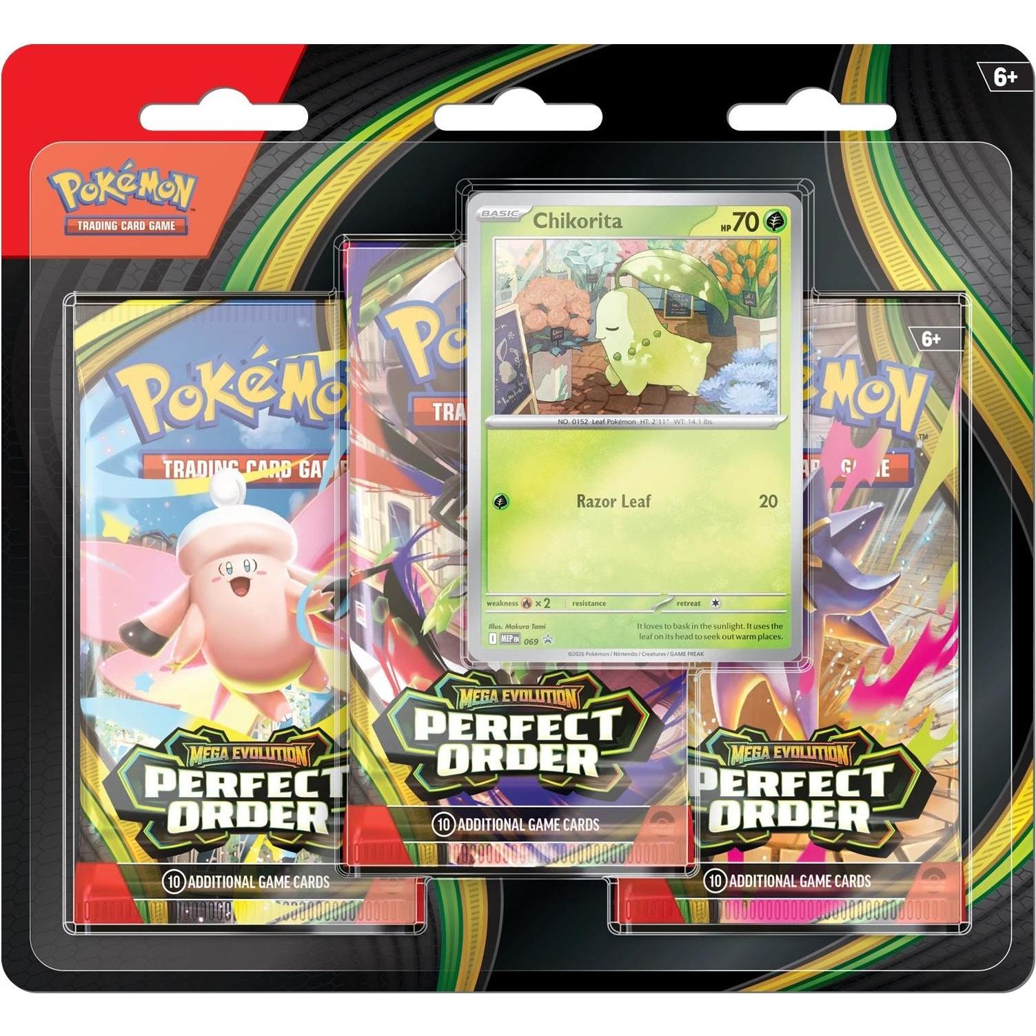 Pokémon Pokemon ME03 3-Pack Blister EN (Inglese, Pacchetto Booster)