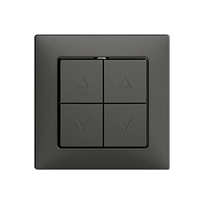 Immagine prodotto Feller Set di copertura interruttore cieco a 2 canali nero