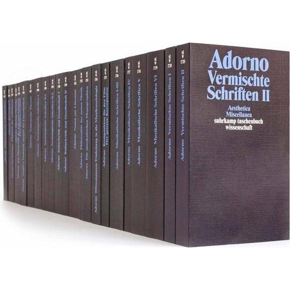 Gesammelte Schriften in 20 Bänden, Fachbücher von Theodor W. Adorno