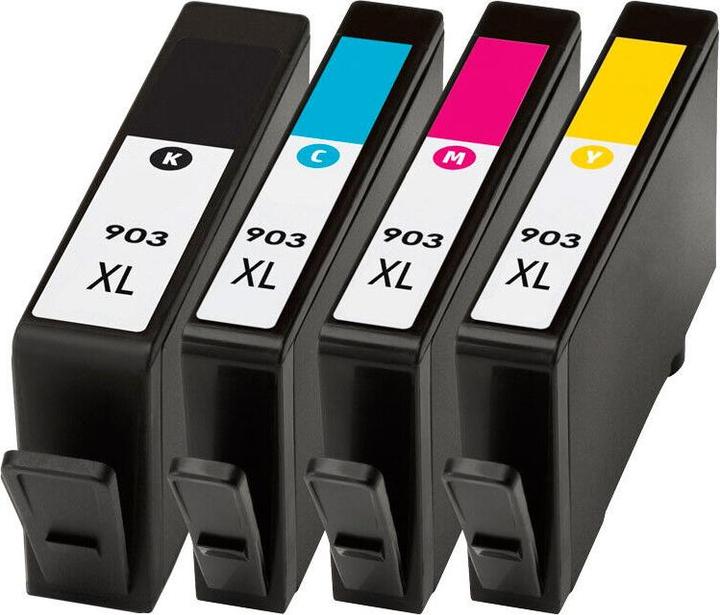 Image du produit Druckfuxx 4x TINTE PATRONEN 903-XL für HP OfficeJet 6950 6960 6962 6968 6970 6975 6978