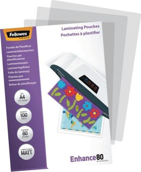 Produktbild Fellowes Enhance 80 (A4, 100 Stk., 80 µm)