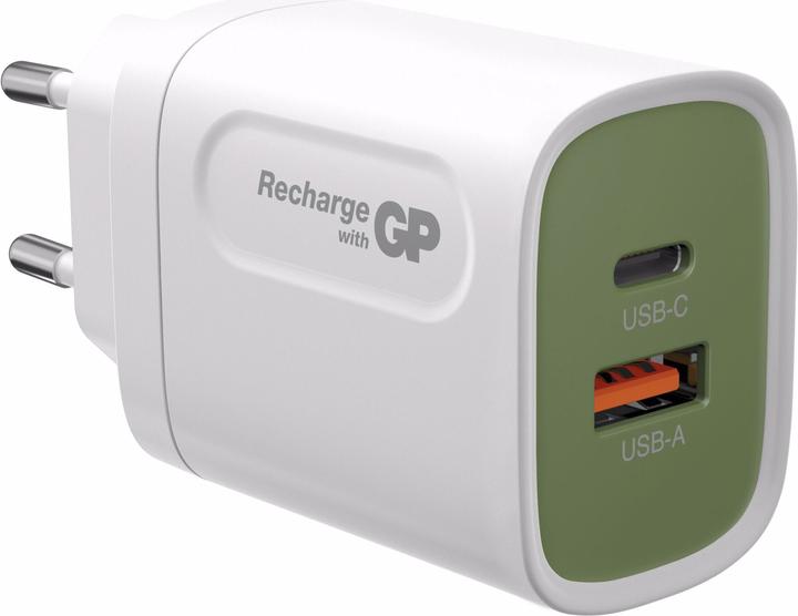 Produktbild GP Batteries 20W USB-A & USB-C Ladestecker inkl. Adapter für EU,CN und UK (20 W)
