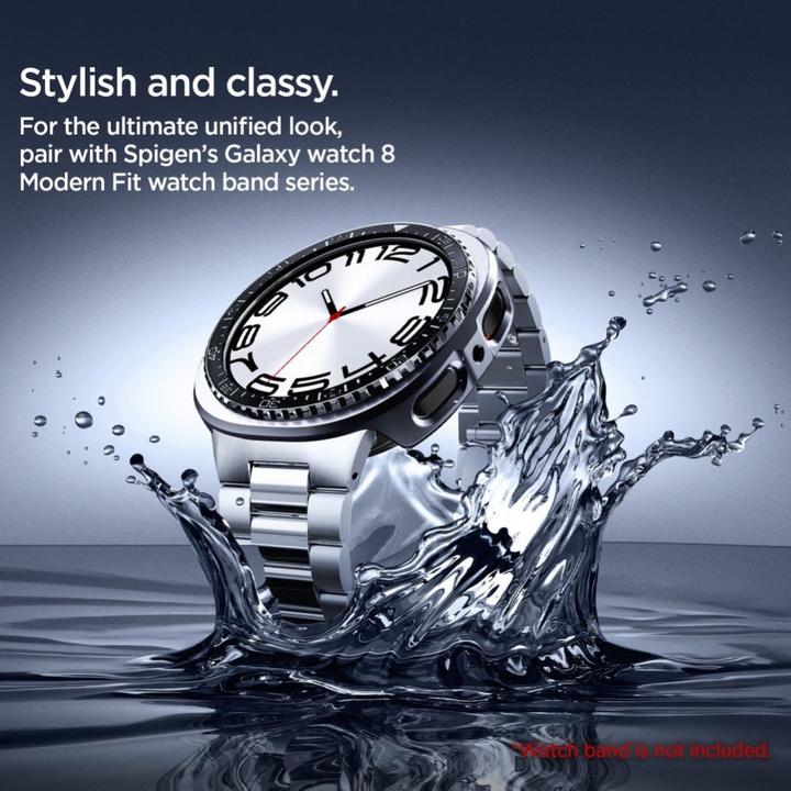 Immagine prodotto Spigen - Bezel Tune Pro Diver - for Samsung Galaxy Watch8 44mm, Stainless Steel - Black