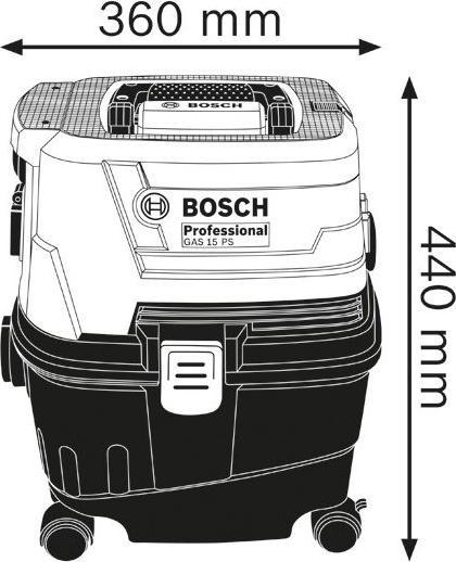 Produktbild Bosch Hausgeräte GAS 15 PS (Nass-Trockensauger)