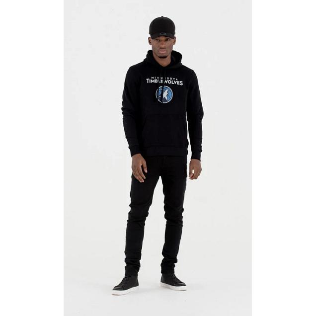 Thumbnail - New Era, Herren, Pullover, Hoodie Minnesota Timberwolves NBA, Schwarz, (L)