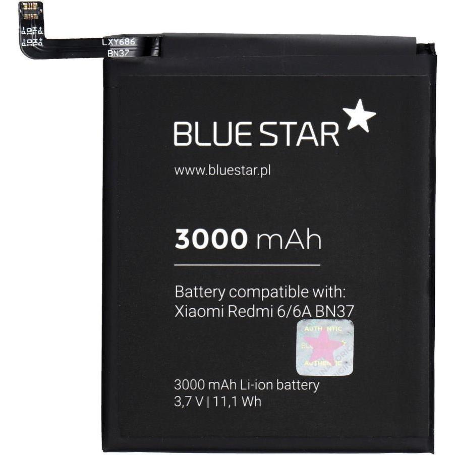 Partner Telecom Batteria Blue Star BLUE STAR per XIAOMI REDMI 6 / 6A (BN37) 3000 mAh, Batteria smartphone