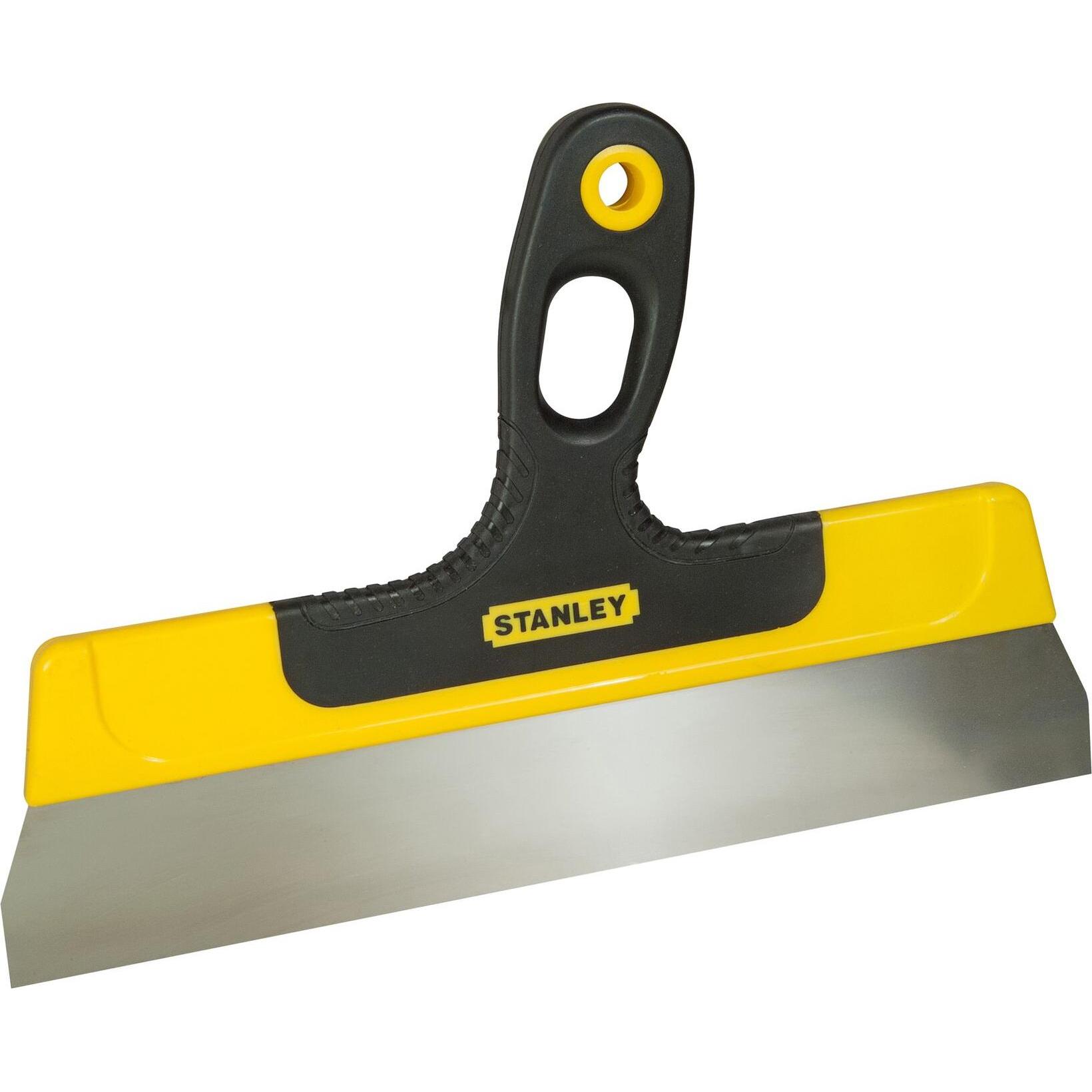 Stanley, Kelle + Spachtel, Flächenspachtel (300 mm Klingenbreite, 45 mm Klingenlänge, ergonomischer Handgriff, rostfrei ...