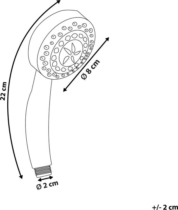 Produktbild Beliani Duschbrause (1 Strahlart)