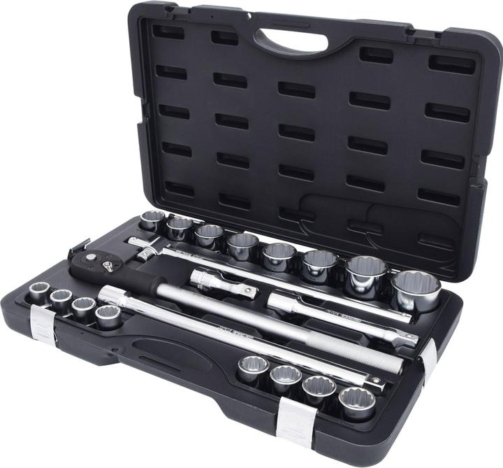 Image du produit KS Tools Jeu de douilles 1/4", 21 pièces, 12 pans extérieurs, chromé satiné mat (50 mm, 36 mm, 20 mm, 19 mm, 27 mm, 41 mm, 25 mm, 45 mm, 46 mm, 21 mm, 37 mm, 33 mm, 29 mm, 47 mm, 34 mm, 30 mm, 23 mm, 43 mm, 26 mm, 22 mm, 40 mm, 28 mm, 42 mm, 48 mm, 38 mm, 39 mm, 32 mm, 44 mm, 35 mm, 24 mm, 31 mm, 49 mm)