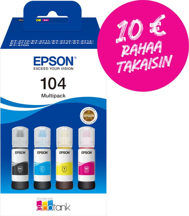 Immagine prodotto Epson 104 Multipack (M, Y, C, FC)