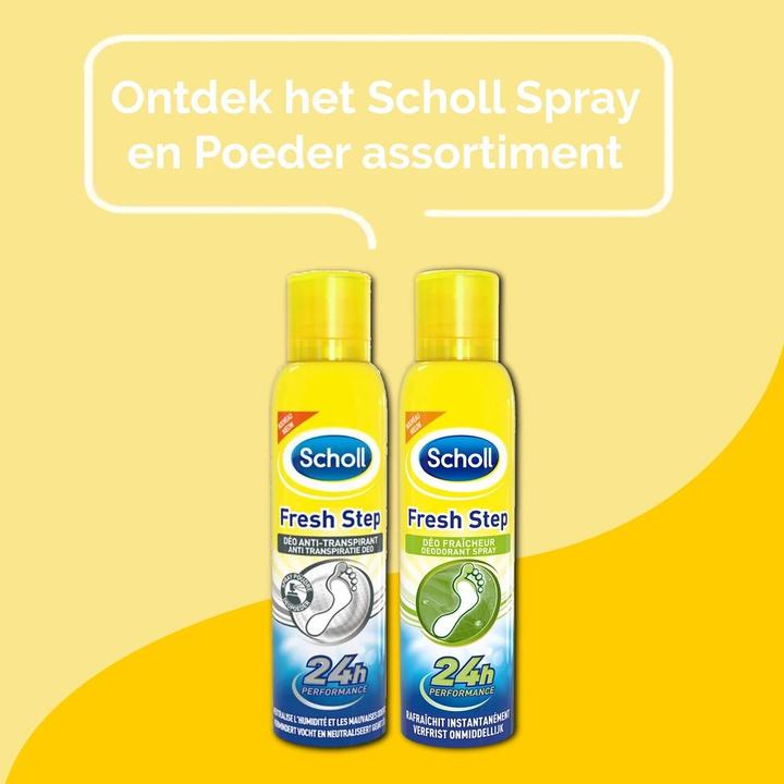 Actual product image Scholl Fresh Step Odour Stop (Foot deodorant & powder, 150 ml)