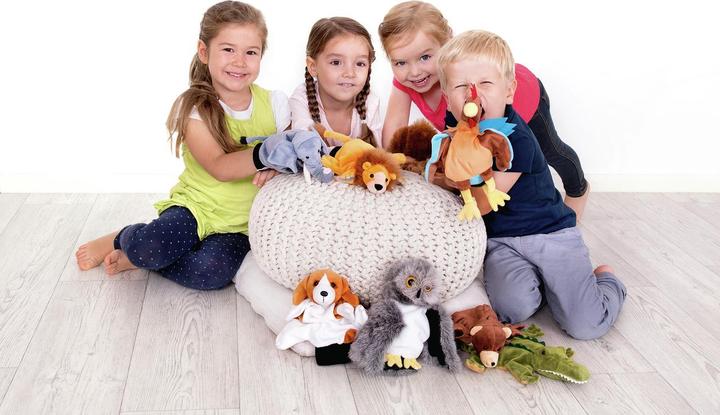 Actual product image Beleduc Glove puppet crocodile