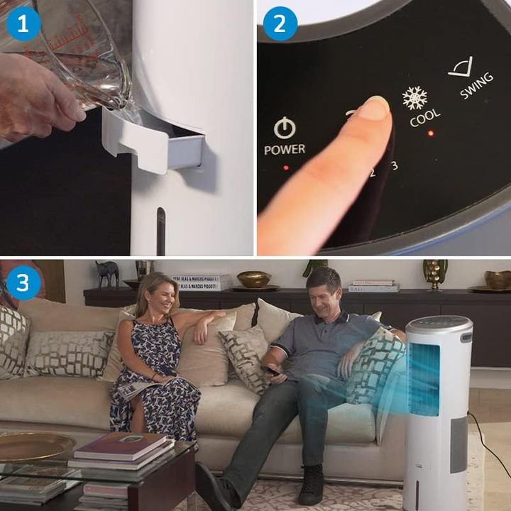 Produktbild Livington InstaChill - Mobiler Luftkühler mit Wasserkühlung