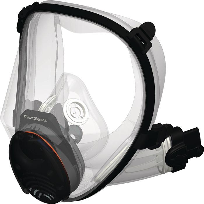 CleanSpace Full-face respirator PAF-1014 EN 12942 without filter, with large polycarbonate lens (1x)
