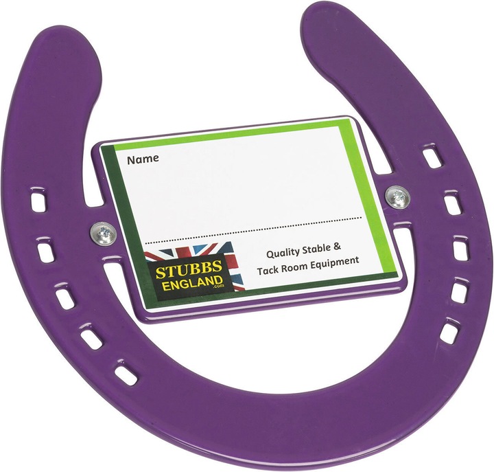 Actual product image Stubbs Name tag horseshoe