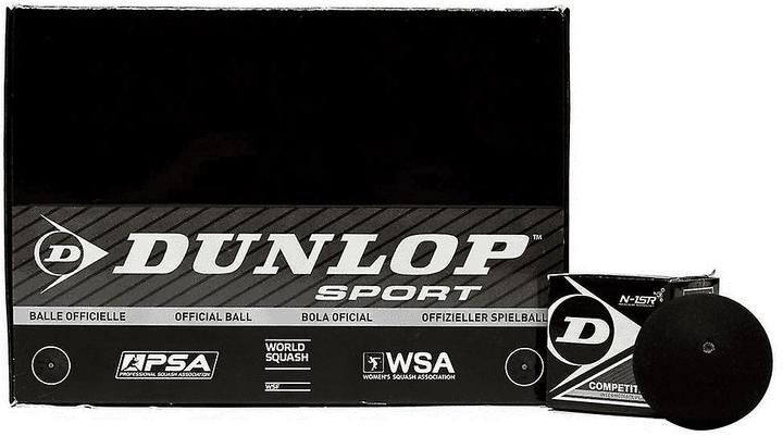 Actual product image Dunlop Competition Squash Balls 12Pack