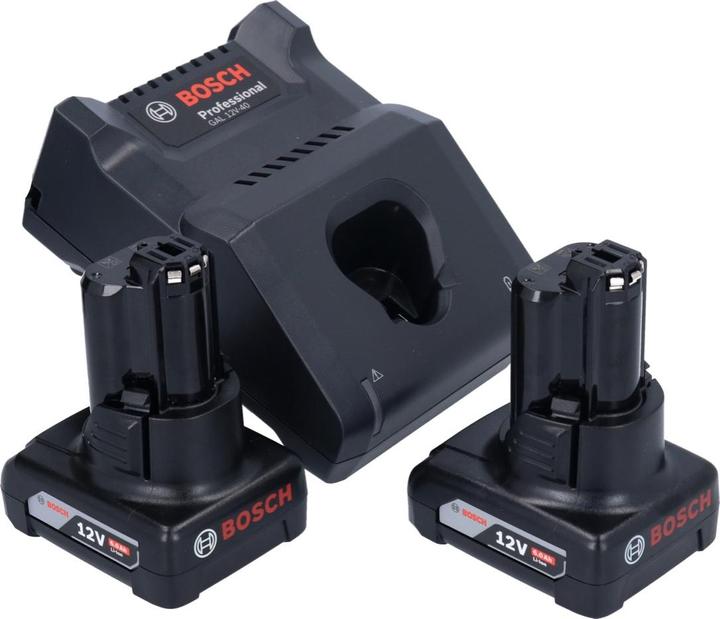 Produktbild Bosch Professional GSR 12V-15 Akku Bohrschrauber 12V 30Nm + 2x Akku 6,0Ah + Ladegerät + L-Boxx