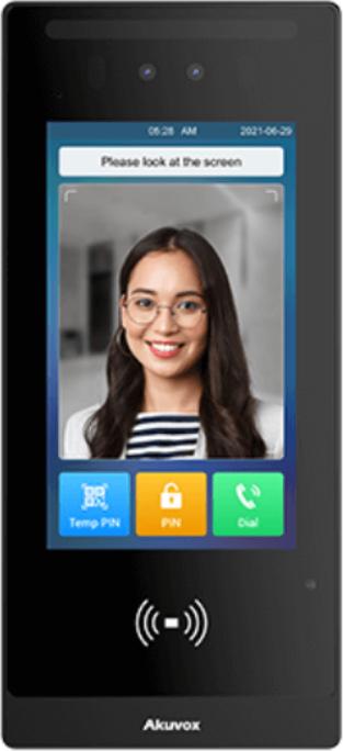 Produktbild Akuvox Video-TFE E18C Kit On-Wall, face recognition, mobile access