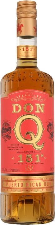 Actual product image Don Q 151 Overproof Rum 75,5% Vol. 0,7l