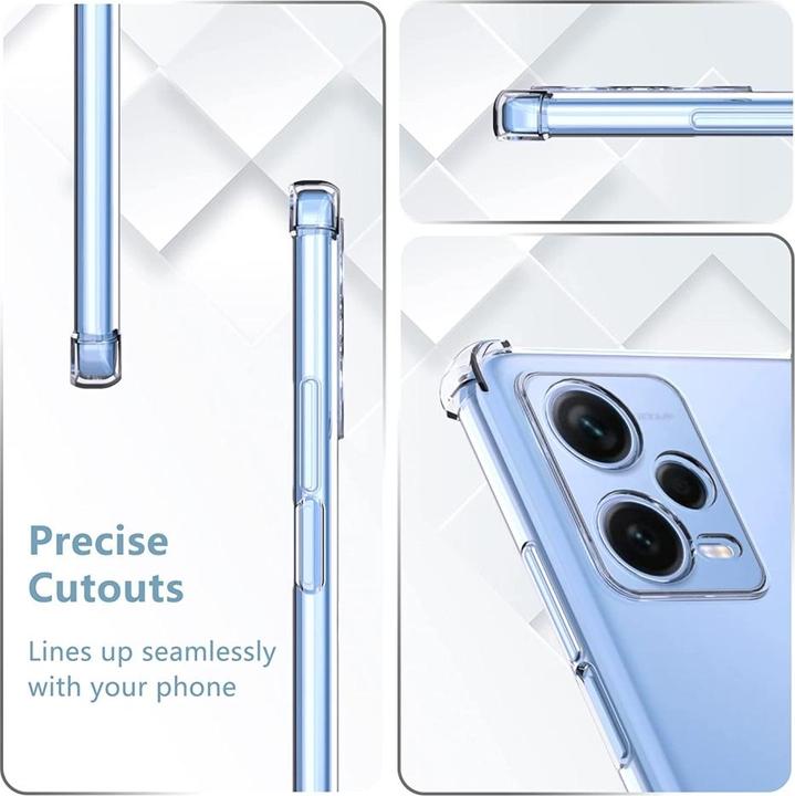 Produktbild Screenguard Xiaomi Redmi Note 12 Pro+ 5G Hülle Crystal Soft Airbag Bumper (Xiaomi Redmi Note 12 Pro+ 5G)