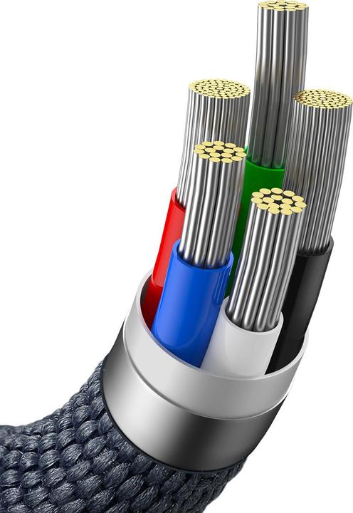 Image du produit Baseus Crystal Shine Series Fast Charging Data Cable Type-C to iP 20W 2m Black (2 m, USB 2.0, 20 W)