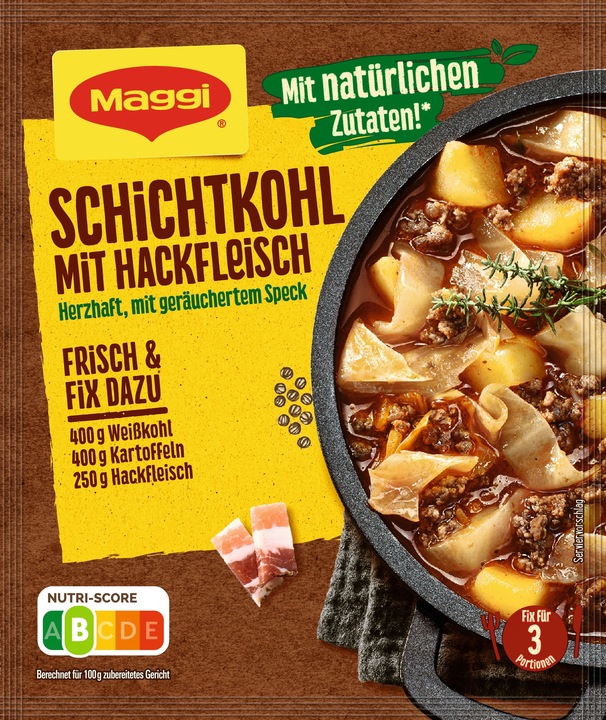 Produktbild Maggi FIX Schichtkohl mit Hackfleisch (31 g)